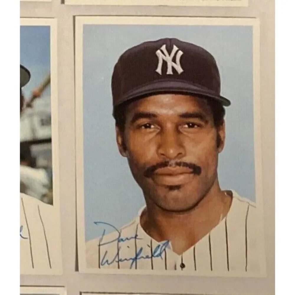 Lot 81 Topps NY Yankees Tall Photo Baseball Cards- Jackson, Nettles, Gossage+++